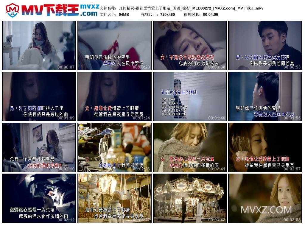 凡间精灵-谁让爱情蒙上了眼睛_国语_流行_MEB00272